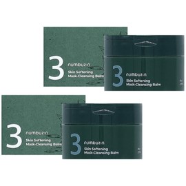 Numbersin No. 3 Green Tea Charcoal Pore Cleansing Pack Balm 85g x 2 Gently cares for pores / 넘버즈인 3번 녹차숯 모공말끔 클렌징팩밤 85g x 2개 부드럽게 모공을 케어