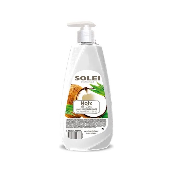 Solei Jabón Líquido Para Manos Noix De Coco 450ml