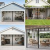 16x7FT Garage Door Screen for 2 Car