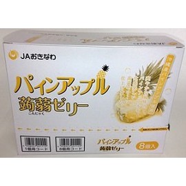 JA Okinawa Pine Apple Konnyaku Jelly, 24 Pieces (24 Bags x 1 Set)
