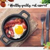 Ziliny 3 Size Mini Cast Iron Skillets with Handle Small