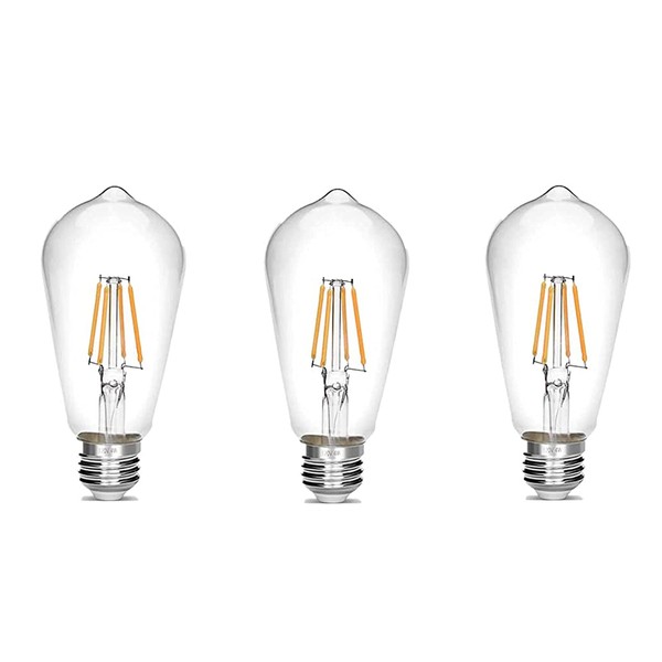 Foco Led,JSXing Bombilla Led Edison 4w/6w/8w, E27/E26 Luz de Estilo