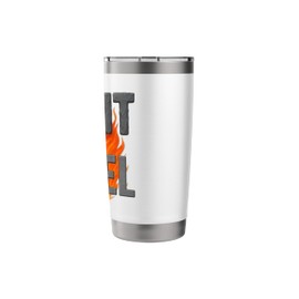 Flint and Steel Element Design for Gamers and Outdoors Fans Stainless Steel Insulated Tumbler