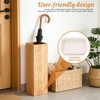DOITOOL Wooden Umbrella Bucket Stand for Entryway Indoor Use 19.68X6.29X6.29In