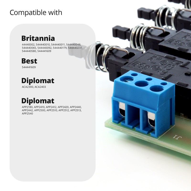 Reliapart PCB Control Module Push Button Switchbox Assembly Fits Hygena