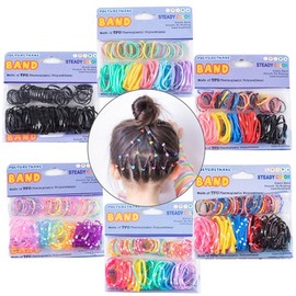 Elastic band (collar hair tie Type C) hairband hair clip collar cord / 고무줄 고무밴드 (칼라 머리끈 C타입) 헤어밴드 머리핀 칼라끈