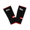 Fairtex Ankle Guard Support Protector Color Black for Protection in Muay Thai, Boxing, Kickboxing, MMA (Black)