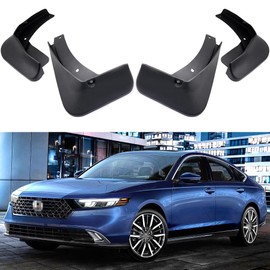 MOERTIFEI Mudguards Mud Flaps Splash Guards Fenders Compatible with 2023 2024 Honda Accord Sedan, 4pcs Car Mudguard, Black