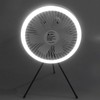 Portable Tripod Stand Fan USB Rechargeable Camping Hanging Fan with