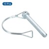 sourcing map 10Pcs 3/8" Dia Trailer Coupler Pin, 2-3/4" Long