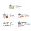 Rotary Cheese Grater with 5 Drum Blade Cheese Shredder Kitchen