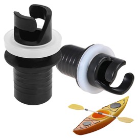 AONAYO Pack of 2 dinghy valve adapters, sup adapter, sup valve adapter, kayak pump valve adapter, inflatable boat valves hose adapter plug, sup pump adapter, reusable, for air valve