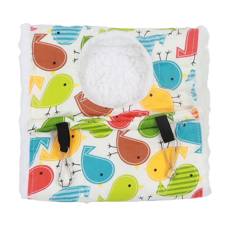 Pet Bird Winter Warm Hammock Thicken Hanging Parrot Triangle Nest