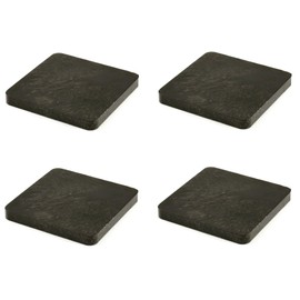 TERF® 70mm X 70mm X 10mm Heavy Duty Plastic Packers Shims Spacers Fender Alignment Shim Flat Plate Square Packing 10mm Thickness - Pack of 4