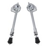 2 Packs Bass Drum Threaded Rubber Feet, Floor Tom Drum