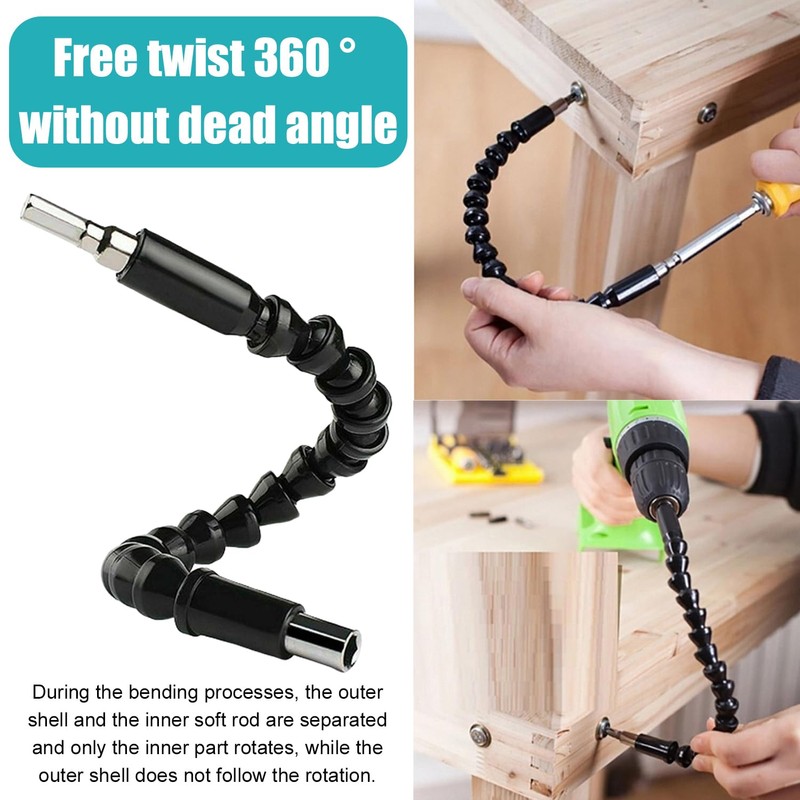 1/4 Hex Shank Bit Holder Set, Including Magnetic Sleeve, Bit