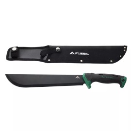 Flissa 11 inch Machete Stainless Steel Tactical Survival Machete Knife w/Sheath
