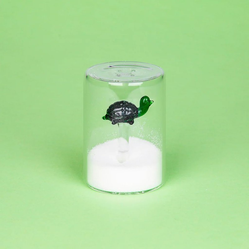 balvi Salt Shaker Turtle Colour Green in the Shape of