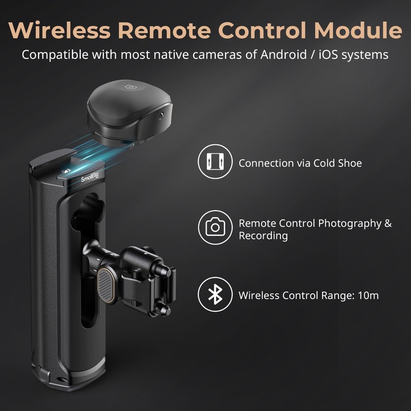 SMALLRIG Wireless Control Side Handle for SMALLRIG Quick Release Phone