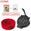 Uno Casa Cast Iron Tortilla Press 8 Inch with Tortilla