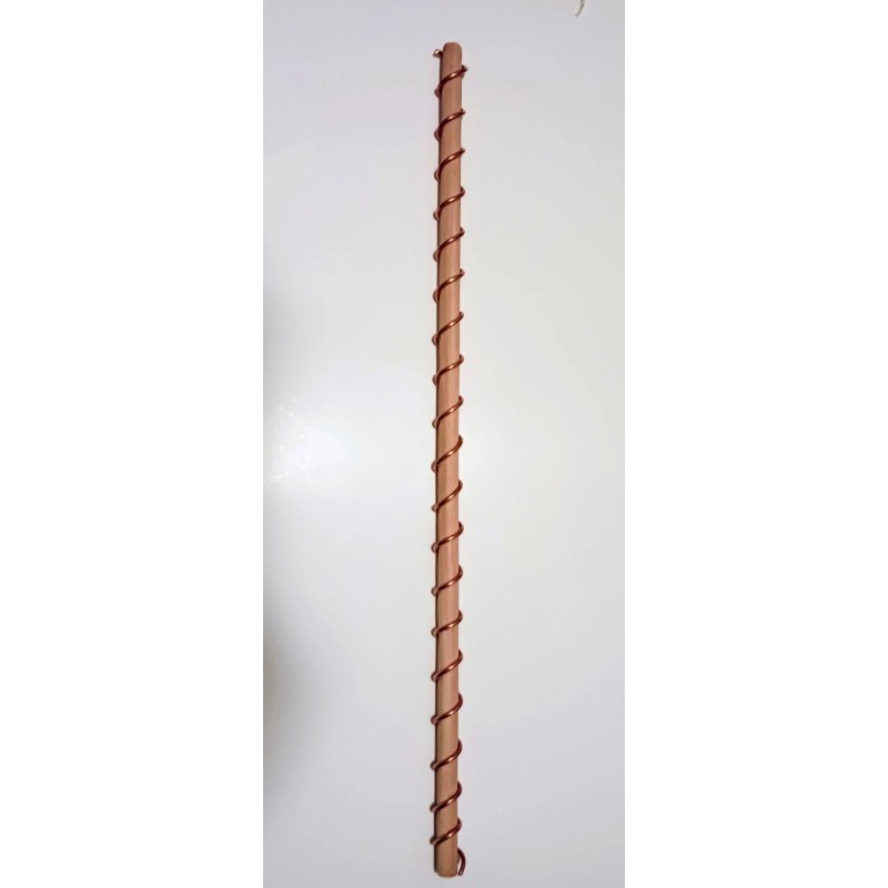 CedarMountainWorks 5-Pack Copper Cedar Electroculture Coils – Garden Antennas for