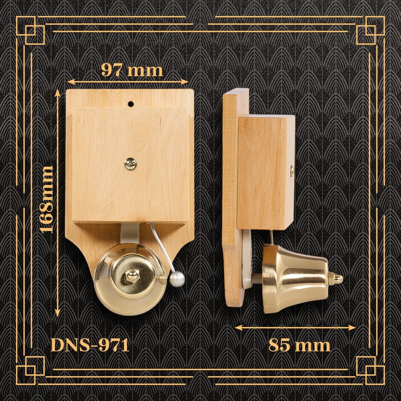 Sundi Doorbell Front Door Bell Electromechanical Retro Plastic Metal 230