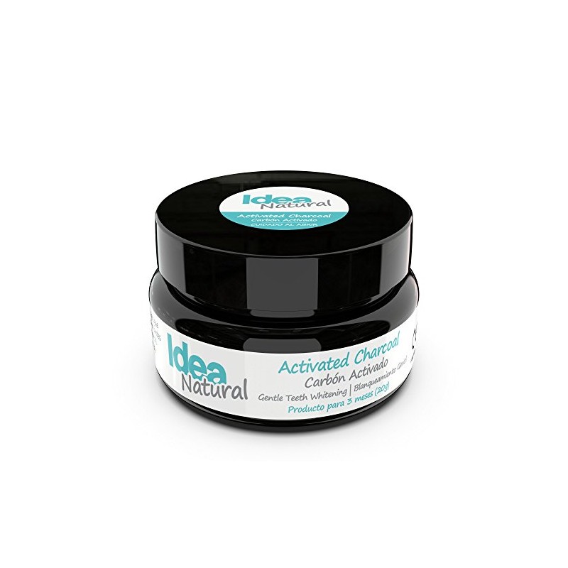Blanqueador Dental Carbón Activado - 100% NATURAL - No OGM,