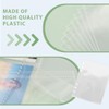 MEXRUMI Pack of 10 Binder Pockets PVC 6-Hole Folder A5