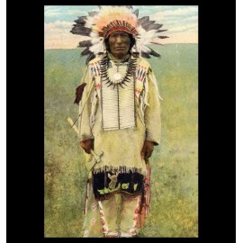 Iron Hail,Dewey Beard PHOTO, SURVIVED WOUNDED KNEE Little Bighorn Lakota Indian