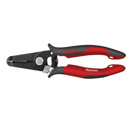 Wiha Z49718003SB Electronic Wire Stripper, Red/Black, 180 mm