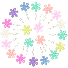 Needle Threader Flower Shape, 20 Pcs Flower Threader, Flower Threader, Colorful Needle Threader Kit for Sewing Embroidery Cross Stitch Crafts Assorted Colors Designed,for Mending Clothe