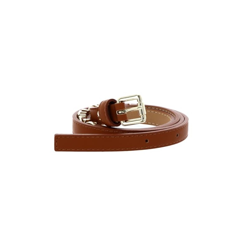 VALENTINO Emma Winter Belt W85 Cuoio/Oro - Can be Shortened,