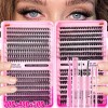 Kit Extensiones De Pestañas En Racimo 480 Piezas