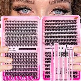 Kit Extensiones De Pestañas En Racimo 480 Piezas