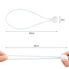 White Ball Bungee Cords - 20Pcs Heavy Duty Elastic Ties