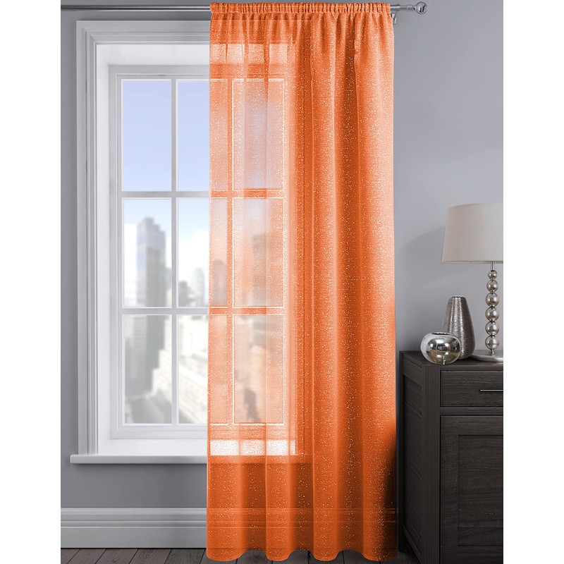Intimates 2 Panels Woven Shimmer Voile Curtains Window Voile Panels