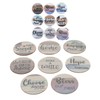 8Pcs Rhinestone Painting Coasters Assorted Style Strong Stickiness Odourless Coaster