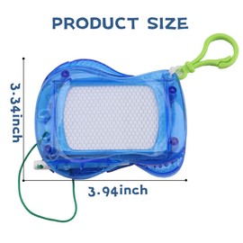 LUKAKU Mini Magnetic Drawing Board for Kids Sketch Drawing Tablet and Writing Pad,Erasable Doodle Board,Birthday Party Favor and Goodie Bag Filler (12 Pcs Multicolor)