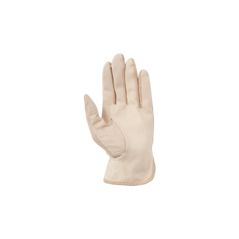 Towa Corporation Leather Gloves Pigskin Upper Nylon 489 L Beige