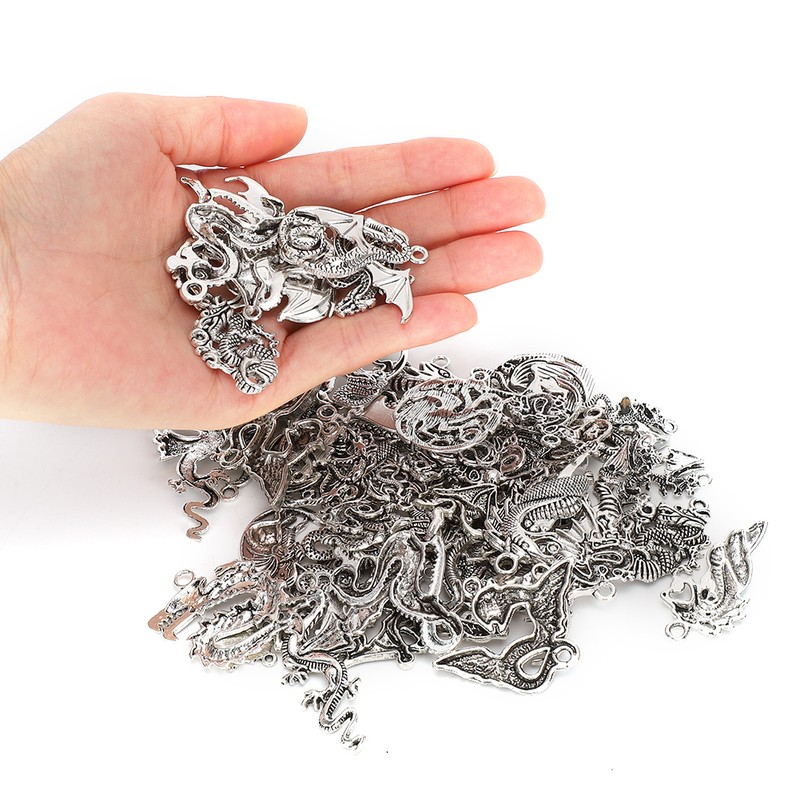 70Pcs Set Dragon Pattern Bracelet Hand Made Accessories Kit DIY