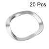 sourcing map 10Pcs 0.63" x 0.83" x 0.01" 304 Stainless