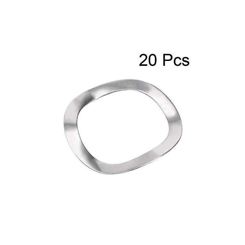 sourcing map 10Pcs 0.63" x 0.83" x 0.01" 304 Stainless
