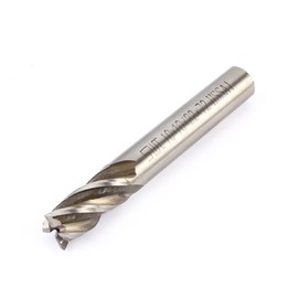 Estink Metal End Mill, HSS CNC Milling Cutter End Mill 4/6/8/10/12 mm Mill Cutter, for CNC Data Processing Centres, Carved (10 mm)