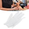 100Pcs Disposable PVC Gloves Transparent Thicken Nail Beauty Protective for