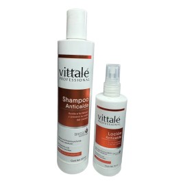 Kit Tratamiento Shampoo Y Locion Anticaida Vittale