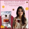 Tealeaf & Co. Cranberry Orange Black Tea Bags Blended with