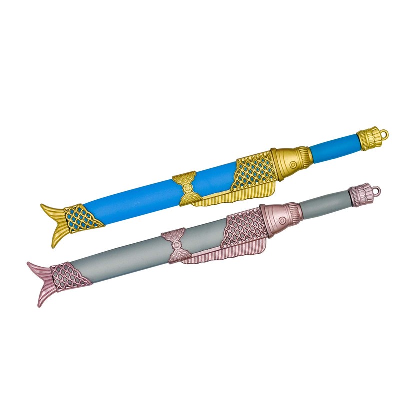 Maydahui 6PCS Fish Sword Shaped Rollerball Pens Creative Yuchang Sword