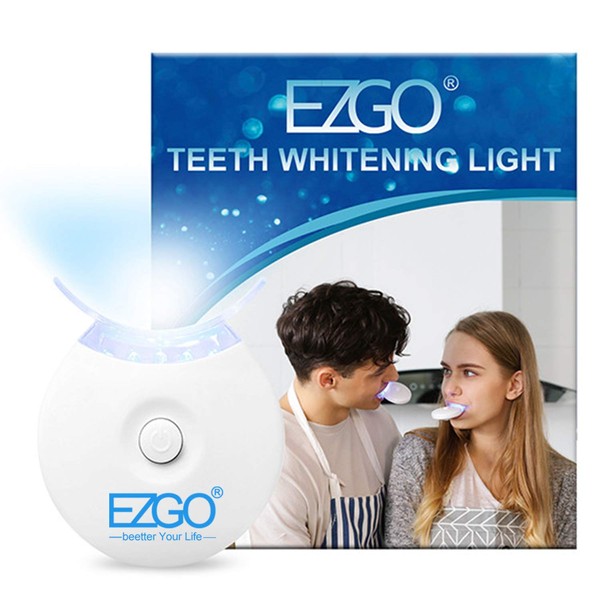 EZGO Teeth Whitening Accelerator LED Light 5X LED Light Whiten Teeth Faster, Works with Tooth Whitening Gel, Whitening Trays or White Strip