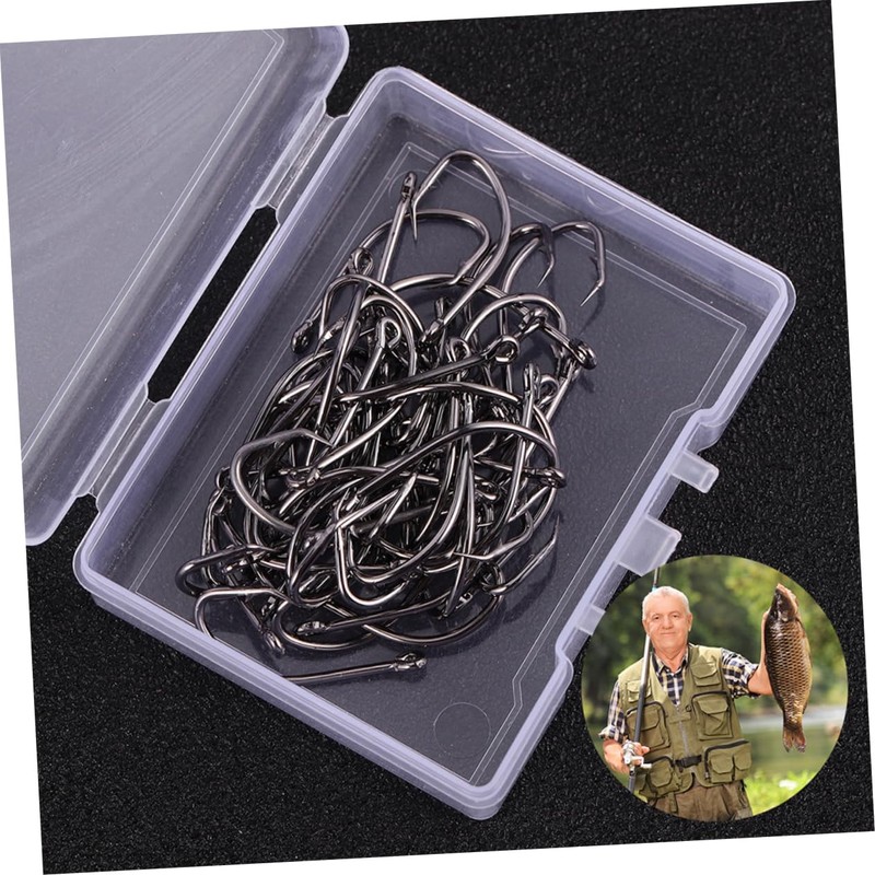 Kisangel Turtle Hook Set 50pcs Catching Hooks Extractor for Catfish