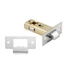 Tabanzhe Tubular Latch-45mm Polished Chrome Tubular Durable Latch Standard Interior